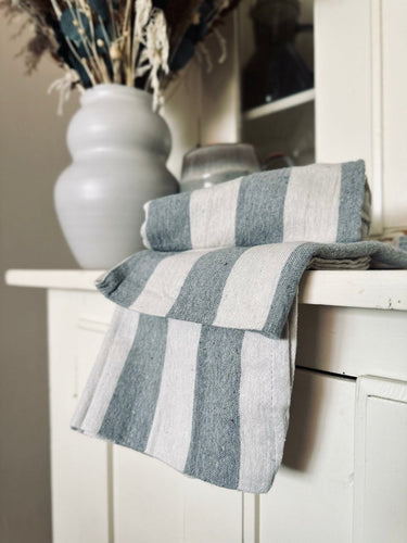 Viskestykker 3 stk – Grå strib - VIAMAJA.DK