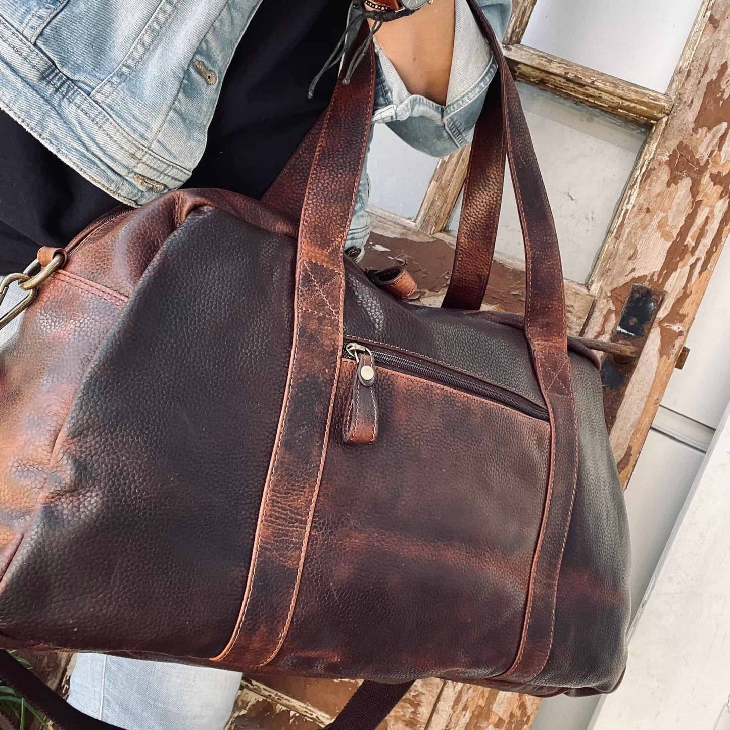 Weekendtaske – Deluxe Vintage Brown - VIAMAJA.DK