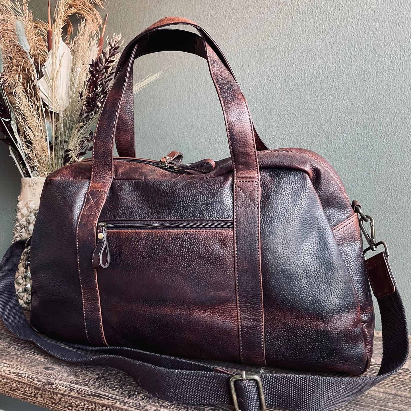 Weekendtaske – Deluxe Vintage Brown - VIAMAJA.DK