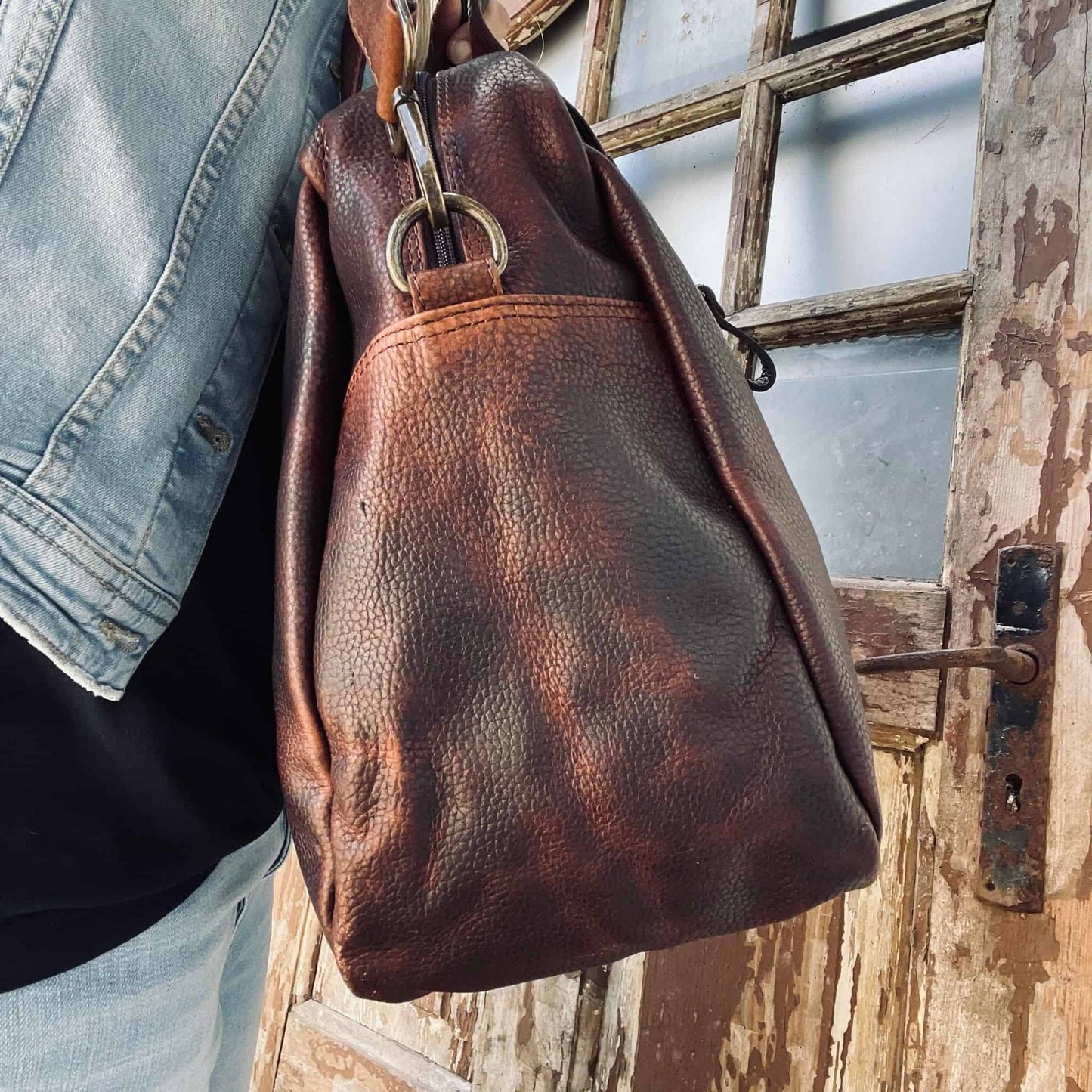 Weekendtaske – Deluxe Vintage Brown - VIAMAJA.DK
