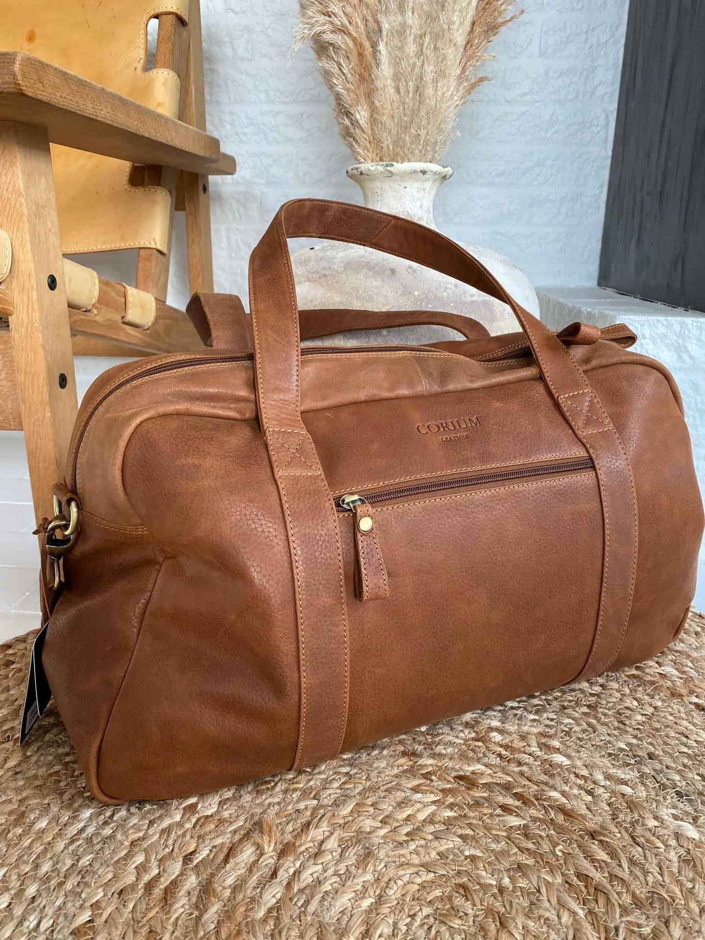 Weekendtaske DIXA Cognac - VIAMAJA.DK