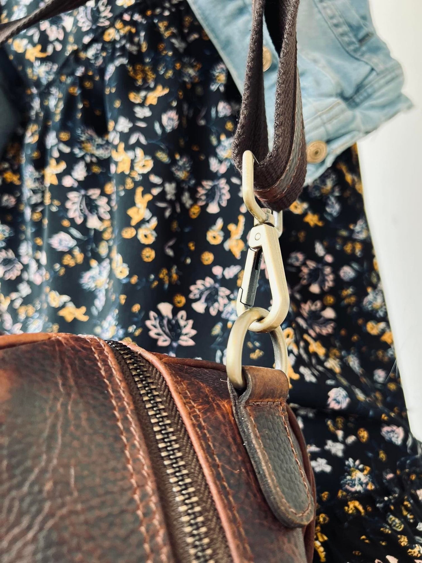 Weekendtaske - MILANO Vintage brown - VIAMAJA.DK