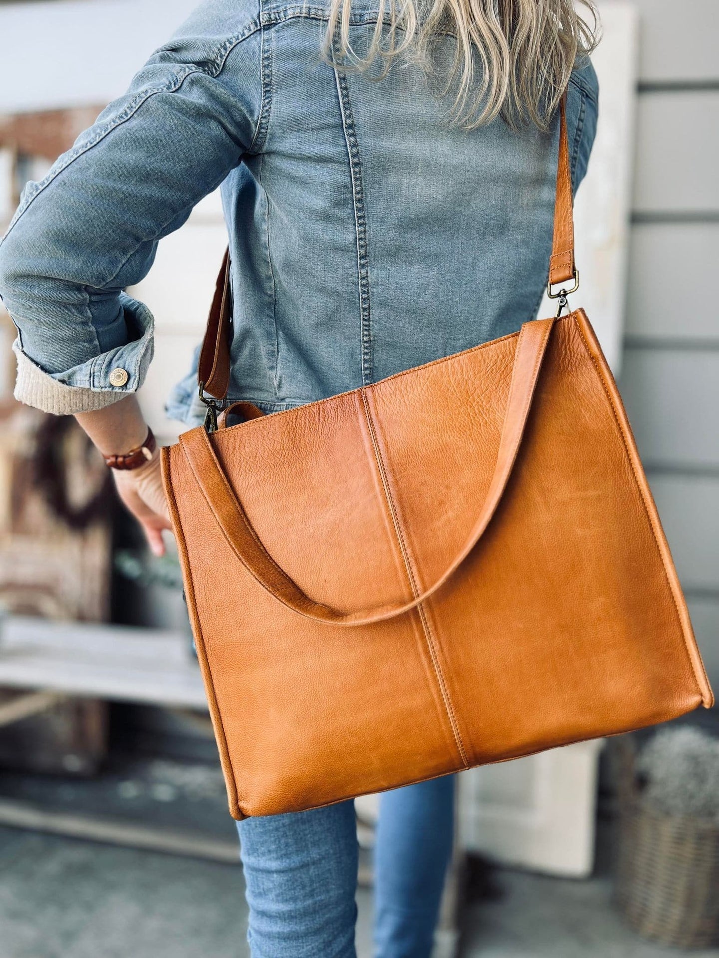 Work / Shopper - Lisa Cognac - VIAMAJA.DK