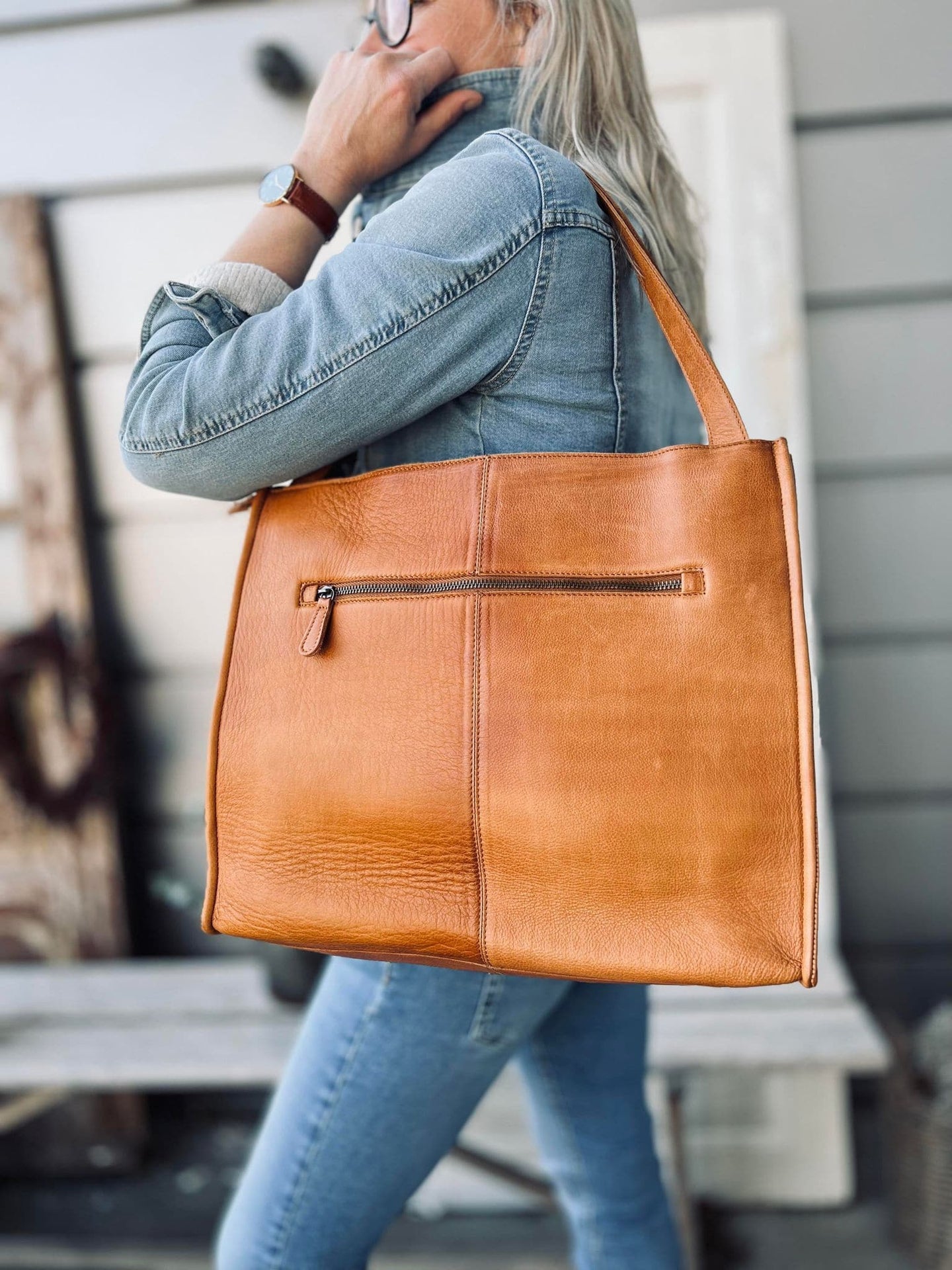 Work / Shopper - Lisa Cognac - VIAMAJA.DK